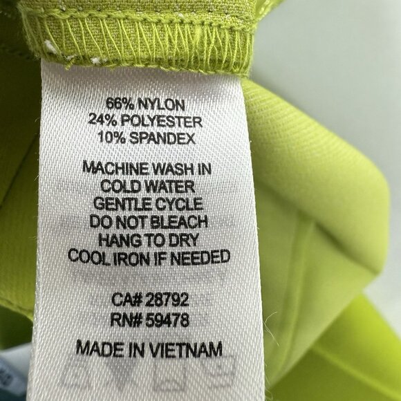 NEW Rachel Zoe High-Rise Slim Leg Pants Plus Size 16 Green Pull On Career NWT - Picture 8 of 8